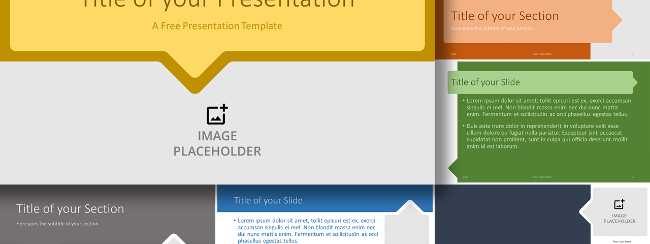 Modèle de légende pour PowerPoint et Google Slides – PresentationGO