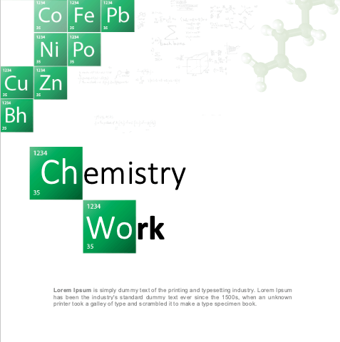 Page de couverture du travail de chimie – DESCARGAR PORTADAS