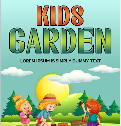 Pages de couverture du journal de jardinage pour enfants |  Télécharger Modifier et imprimer