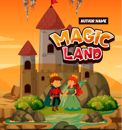 Pages de couverture du livre Magic Land pour Word |  Télécharger Modifier et imprimer