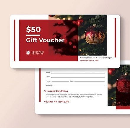 Plus de 30 modèles de coupons de Noël – Échantillon gratuit, exemple, téléchargement de format