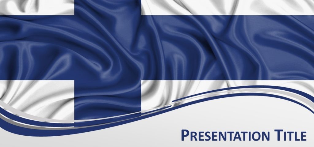 Modèle de drapeau de la Finlande pour PowerPoint et Google Slides – PresentationGO