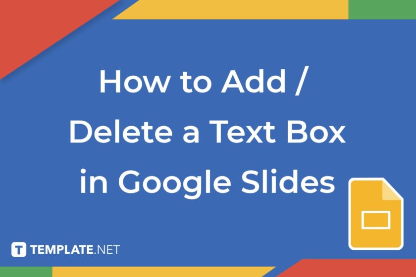 Comment ajouter/supprimer une zone de texte dans Google Slides
