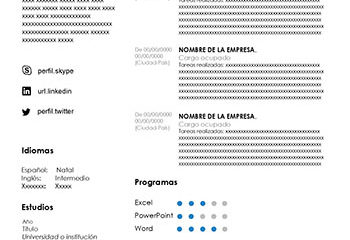 format de CV