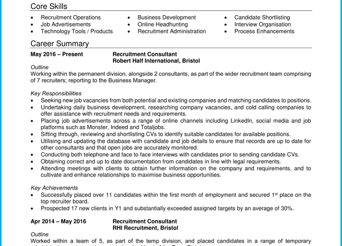 Exemple de CV recruteur 2022 + guide [Land a top job]