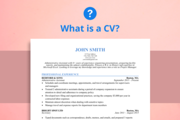 An image of a person scratching their head and looking at a CV to illustrate an article that answers the question "what is a CV?"