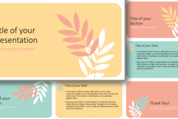 Modèle de pastel floral gratuit pour Google Slides et PowerPoint