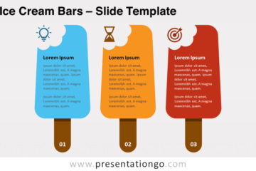 Barres de crème glacée pour PowerPoint et Google Slides – PresentationGO