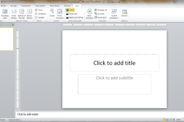 Comment accéder à la vue principale des diapositives dans Microsoft PowerPoint