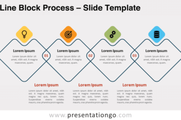 Processus de bloc de ligne pour PowerPoint et Google Slides – PresentationGO