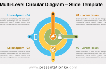 Diagramme circulaire à plusieurs niveaux pour PowerPoint et Google Slides