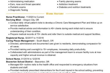 Modèles de CV d’infirmière téléchargeables |  Pour les meilleurs emplois