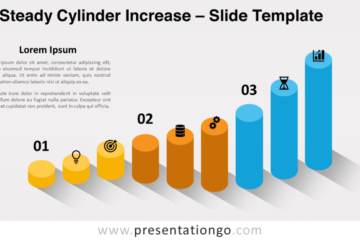 Augmentation constante du cylindre pour PowerPoint et Google Slides