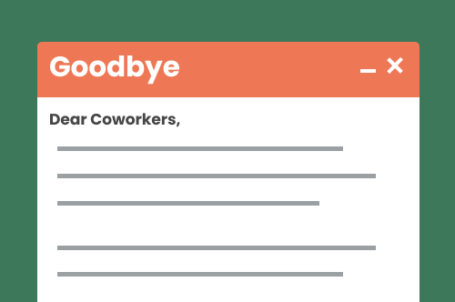 Correo electronic de despedida a los compañeros de trabajo : por qué y cómo escribir uno