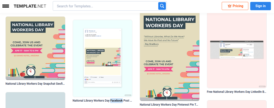 National Library Worker’s Day