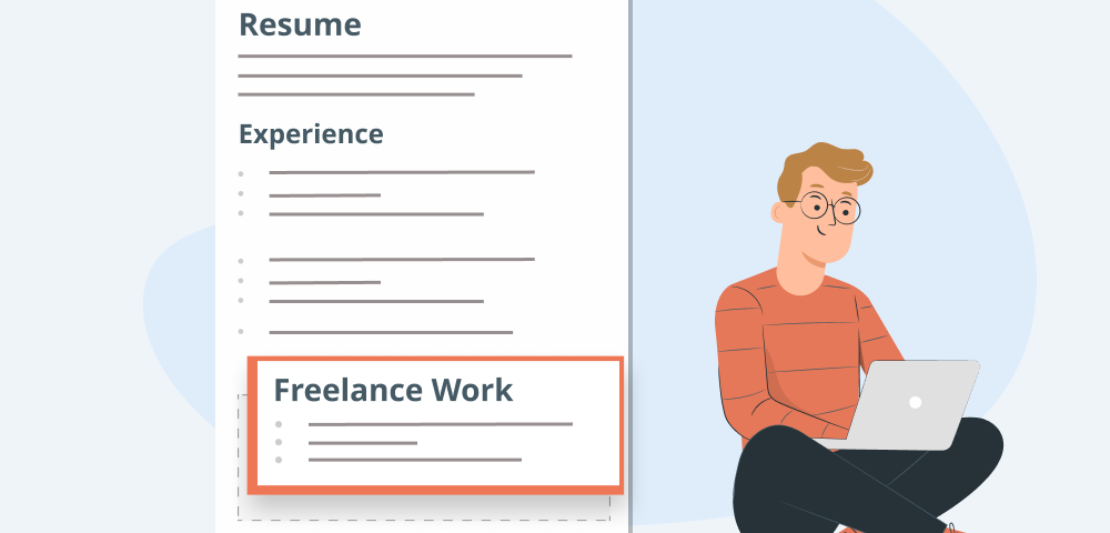 freelance work on resume