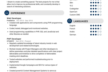 Les 20 meilleures compétences de CV de développeur PHP en 2022 – ResumeKraft