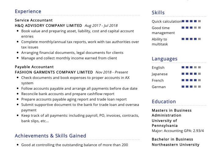 Top 20 des compétences de CV de commis aux comptes fournisseurs 2022 - ResumeKraft