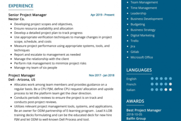 Top 20 des compétences de CV d’un chef de projet informatique en 2022 – ResumeKraft