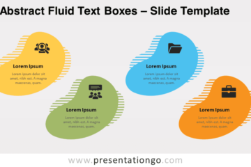 Boîtes de texte abstraites fluides pour PowerPoint et Google Slides – PresentationGO