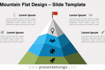 Design plat de montagne pour PowerPoint et Google Slides – PresentationGO