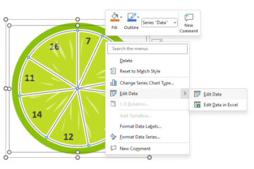 Graphique basé sur les données de citron vert et de citron pour PowerPoint – PresentationGO