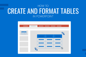 Couverture expliquant comment créer et mettre en forme des tableaux dans PowerPoint