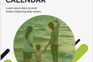 Modèles de page de couverture de calendrier photo de famille |  Télécharger un fichier