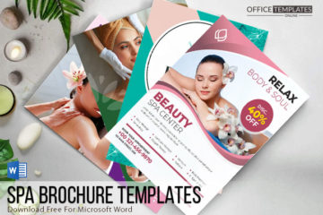 Plus de 9 modèles de brochures de spa et de salon GRATUITS au format MS Word
