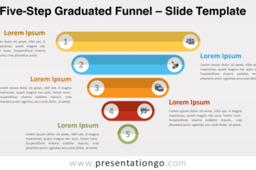 Entonnoir gradué en cinq étapes pour PowerPoint et Google Slides – PresentationGO