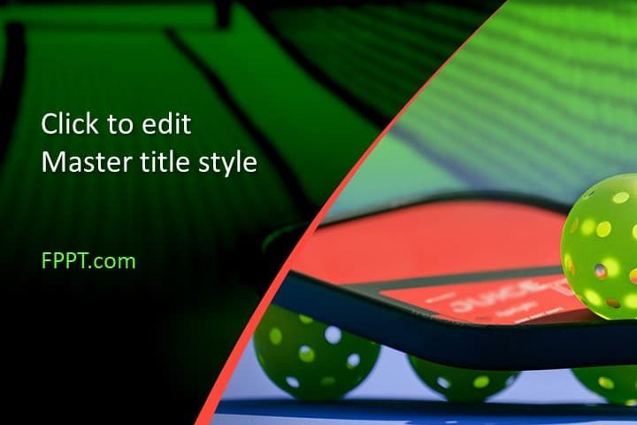 Free Pickleball PowerPoint Template