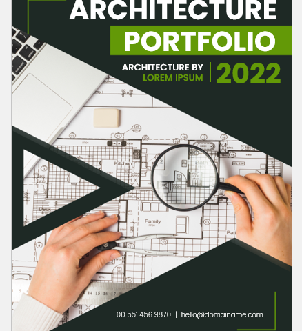 Plus de 8 pages de couverture pour le portfolio d’architecture |  Télécharger et modifier