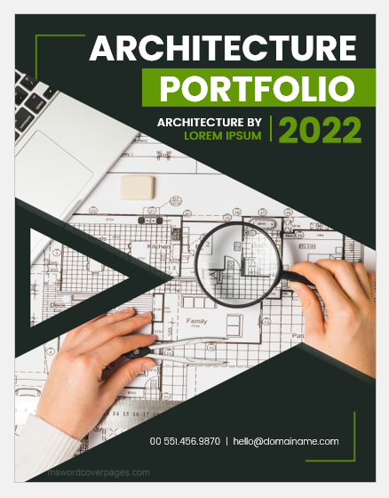 Plus de 8 pages de couverture pour le portfolio d’architecture |  Télécharger et modifier