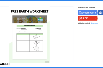 Comment créer / créer une feuille de calcul Earth dans Google Docs [Template + Example] 2023
