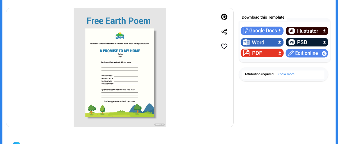 comment faire un poème de la terre dans l'exemple de modèle Microsoft Word 2023 étape