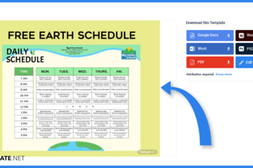 Comment faire/créer un calendrier Earth dans Google Docs [Template + Example] 2023