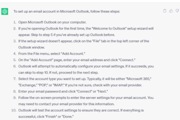 Microsoft Outlook + ChatGPT