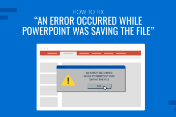Couverture pour comment réparer : "Une erreur s'est produite pendant que PowerPoint enregistrait le fichier"